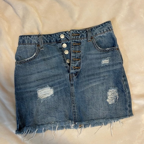 RSQ Collective Denim Skirt - Picture 3 of 5